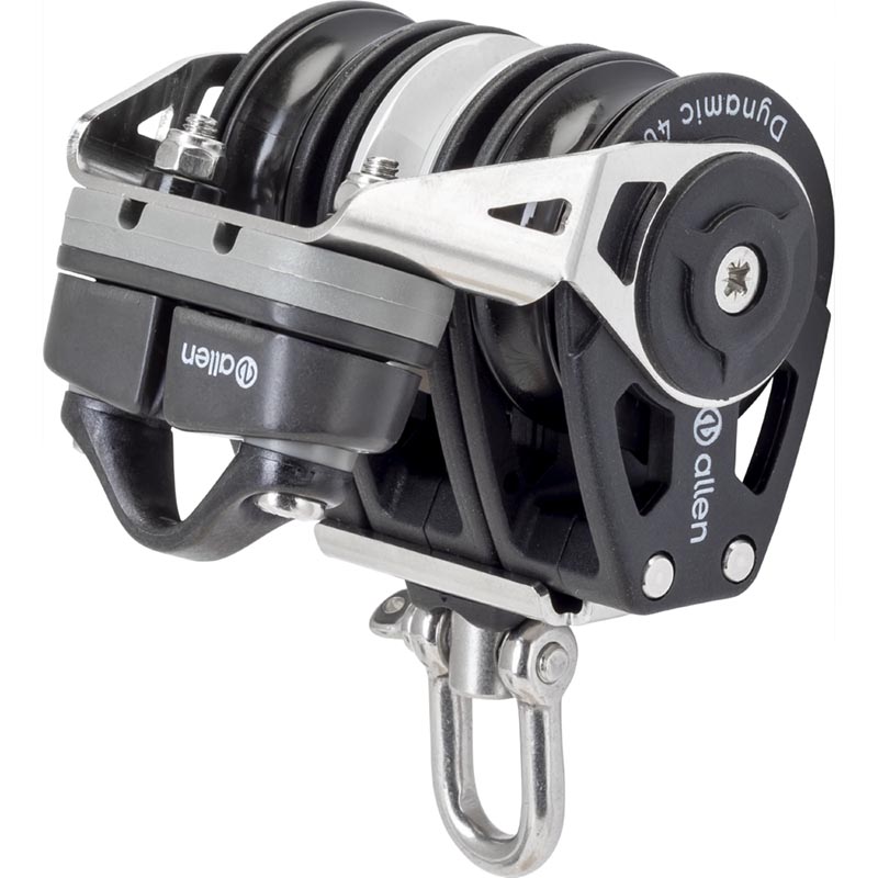 40mm Triple Block with Ratchet & Adjustable Cleat